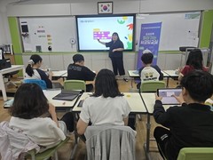 전남창의융합교육원 찾아가는 AI·디지털 교실 운영