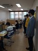 기아자동차 밀알회 세광학교에 책걸상 기증