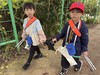 석곡초 병설유치원-늘푸른어린이집 대황강에서 환경사랑 실천