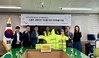 완도교육지원청 스쿨존 교통안전 지도 위한 안전용품 전달