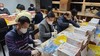 장흥교육지원청 전직원 참여 검사키트 소분작업 실시